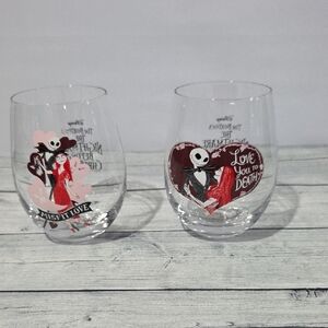 Disney The Nightmare Before Christmas Stemless Wine Glasses